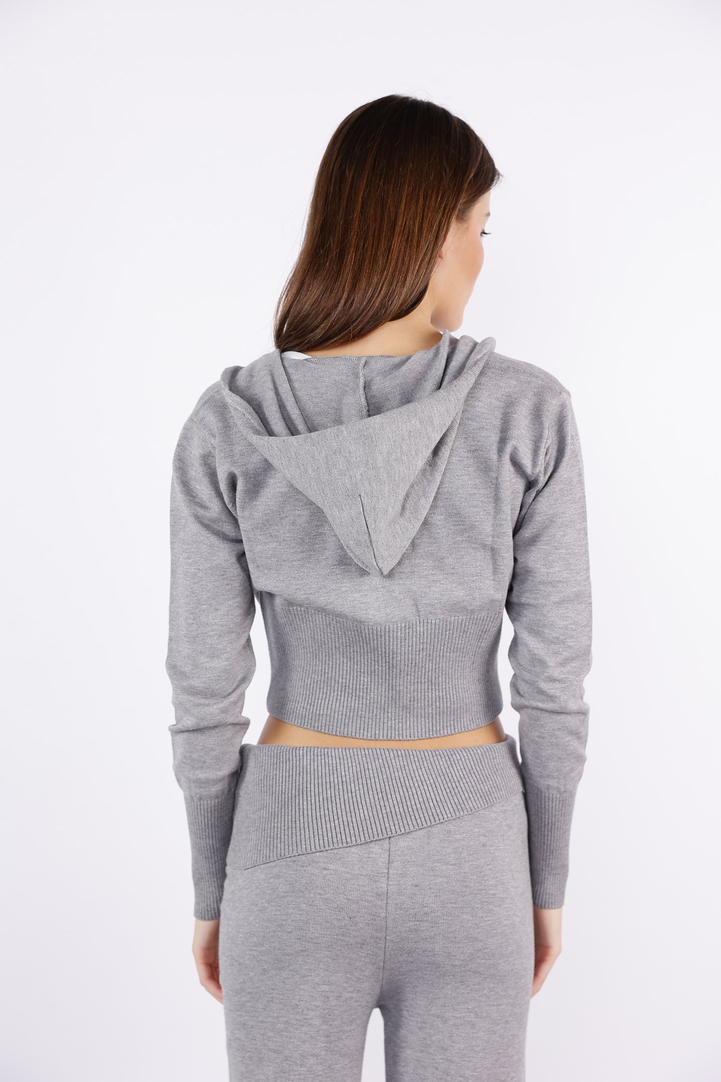 Cloud Knit Hooded Cardigan