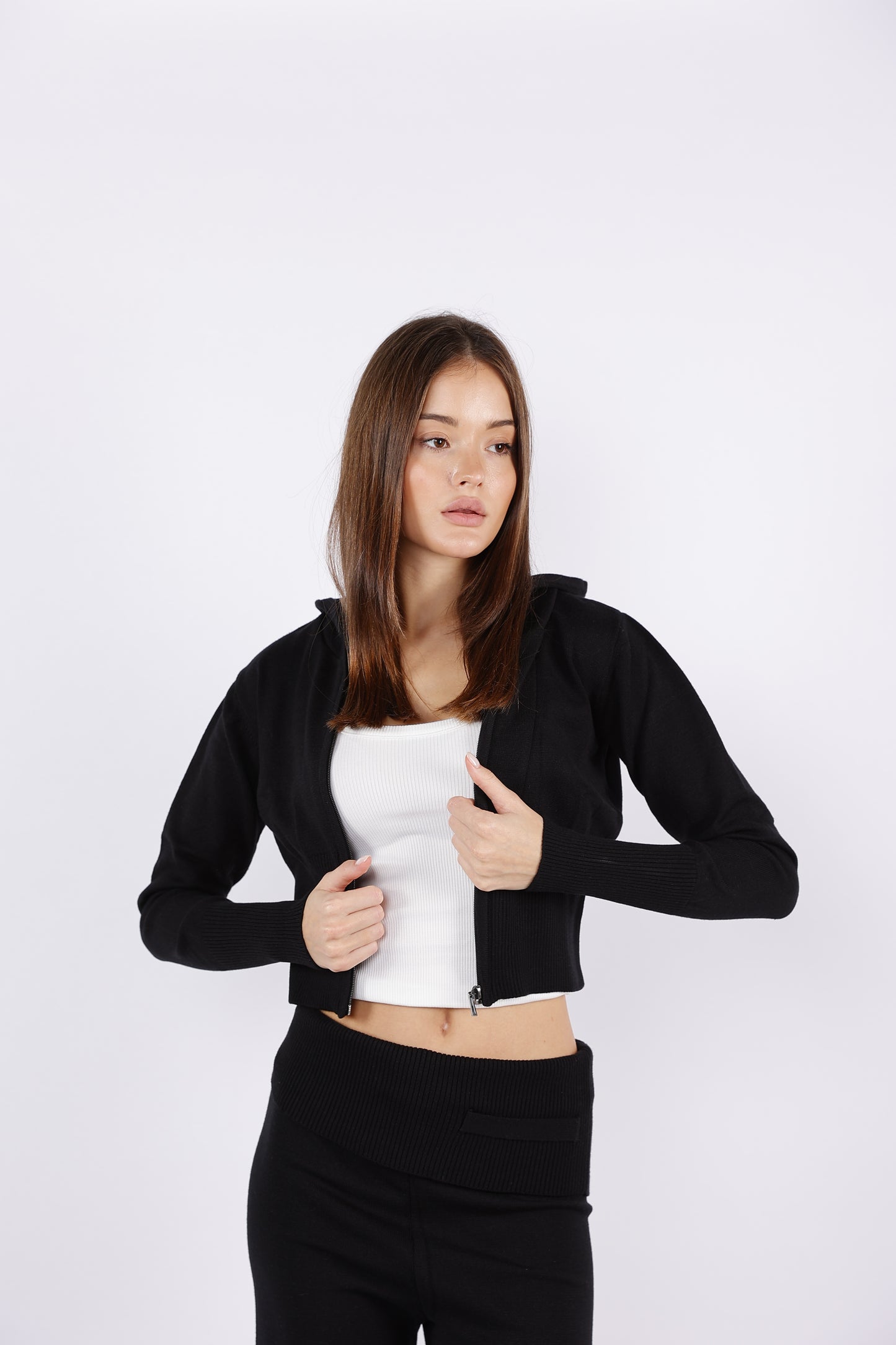 Cloud Knit Hooded Cardigan