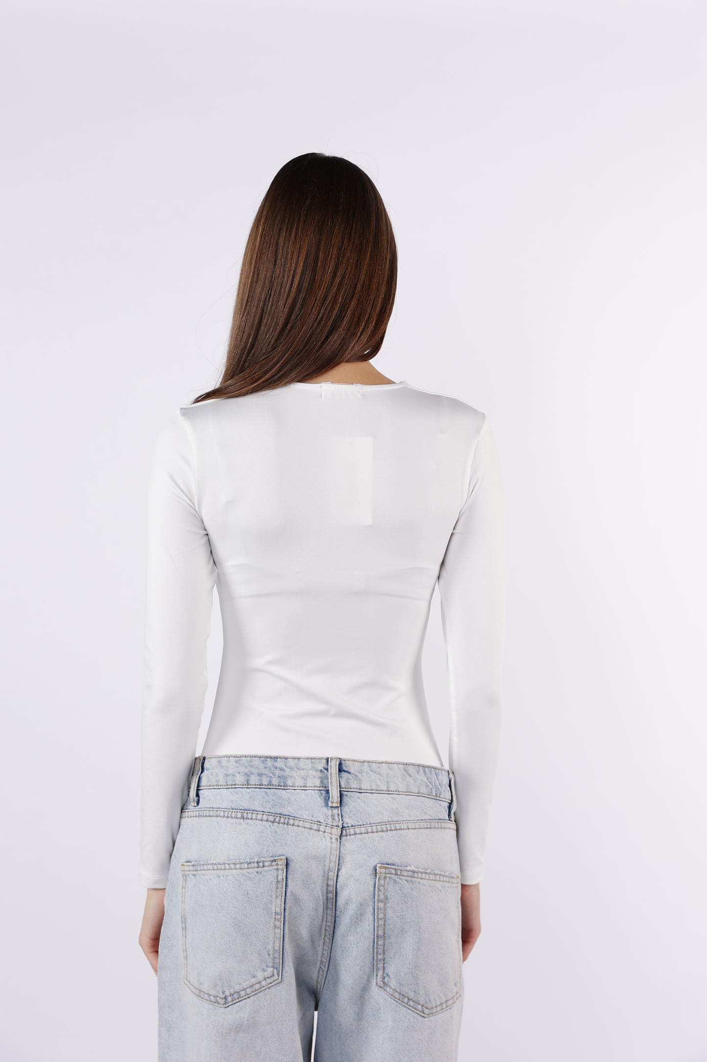 Long Sleeve V-Neck Bodysuit