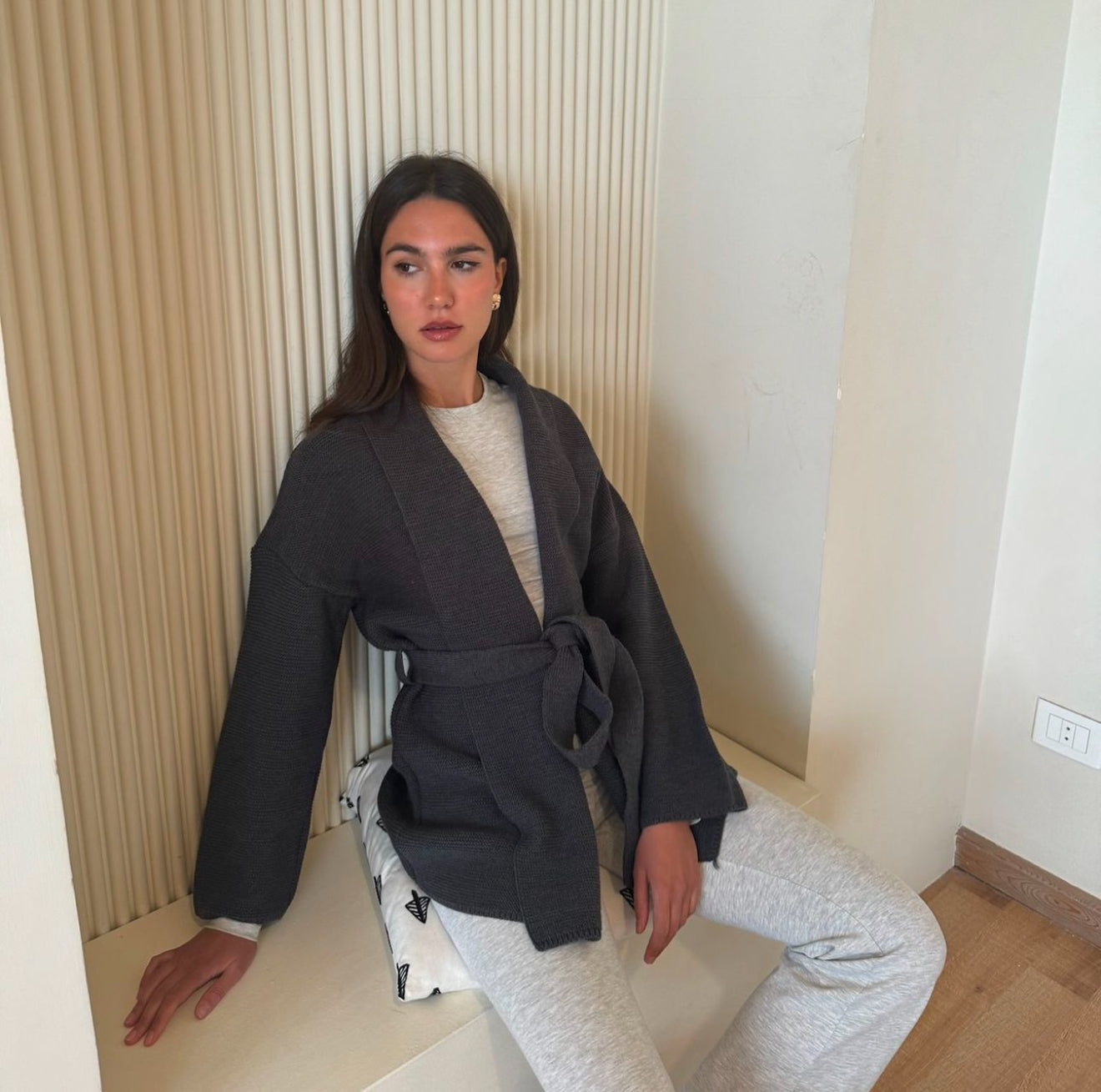 Belted Cardigan