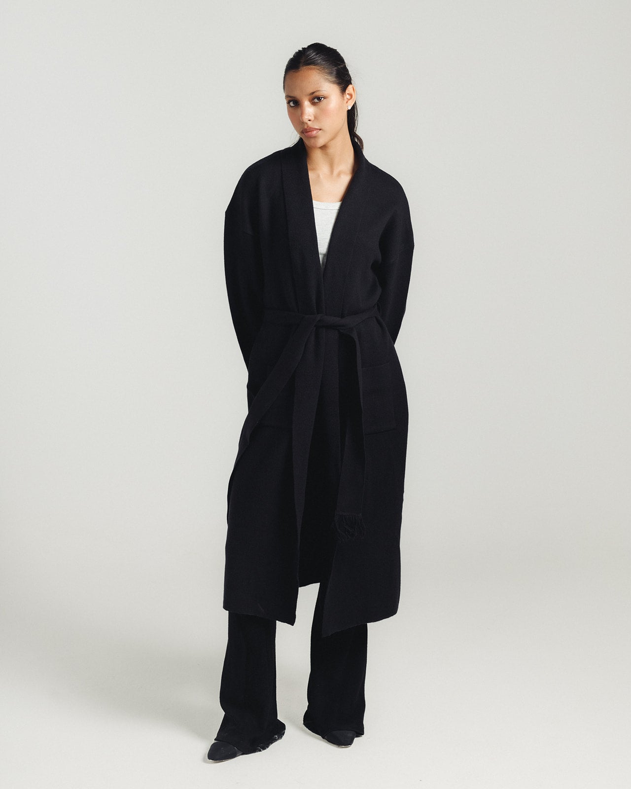 Maxi Belted Cardigan