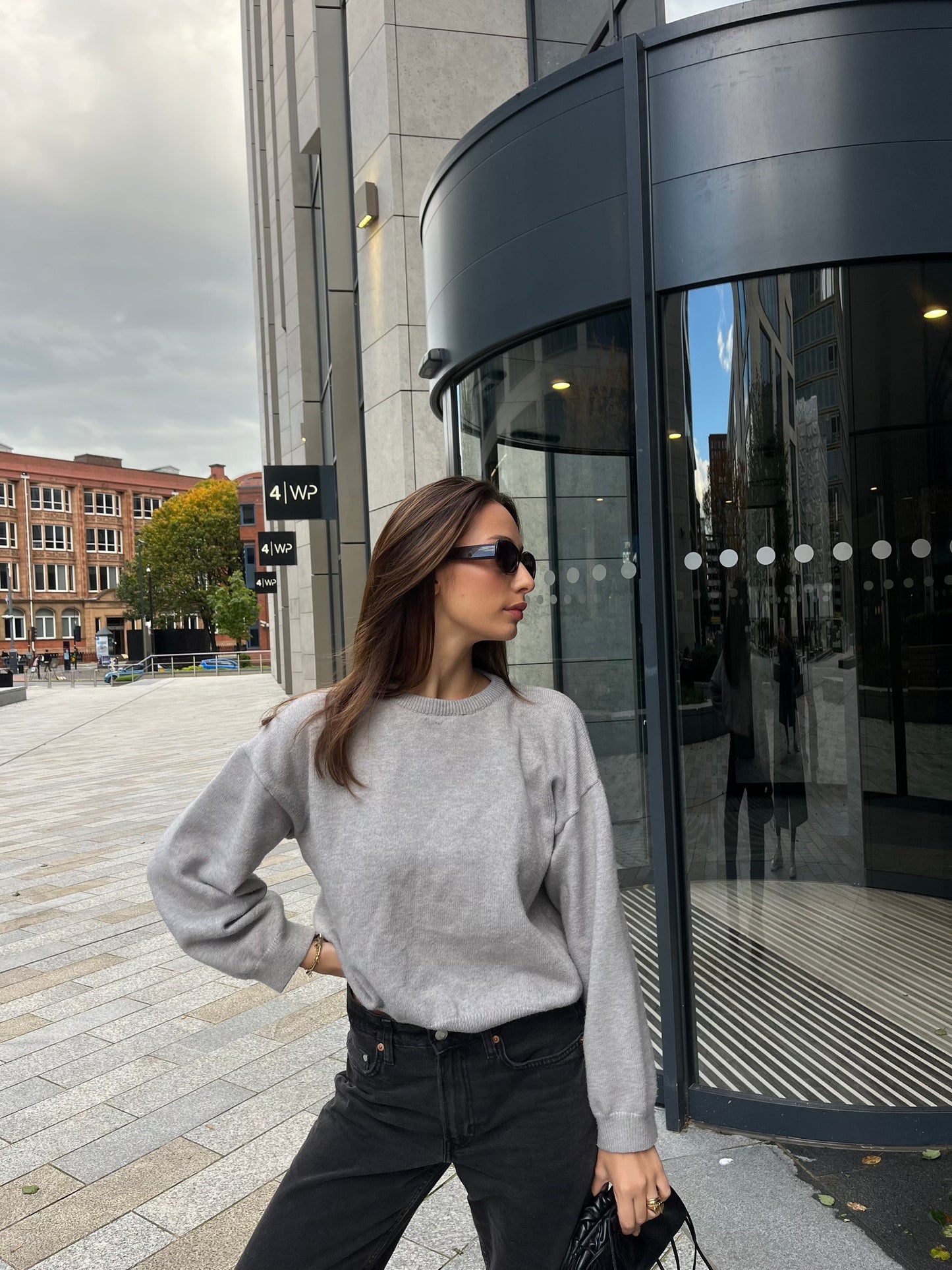 Round Neck Knit Sweater
