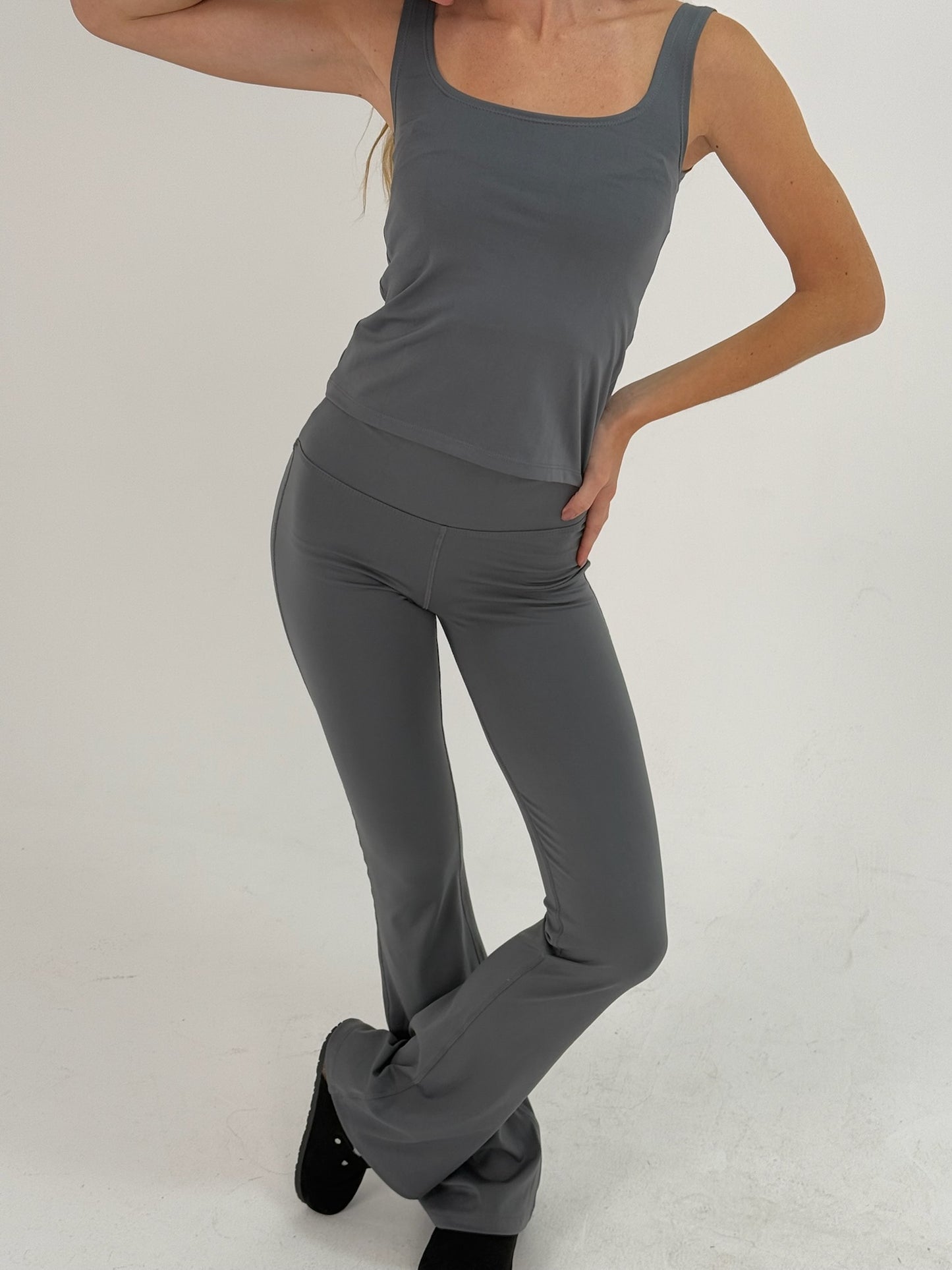 Active Square Neck Tank Top