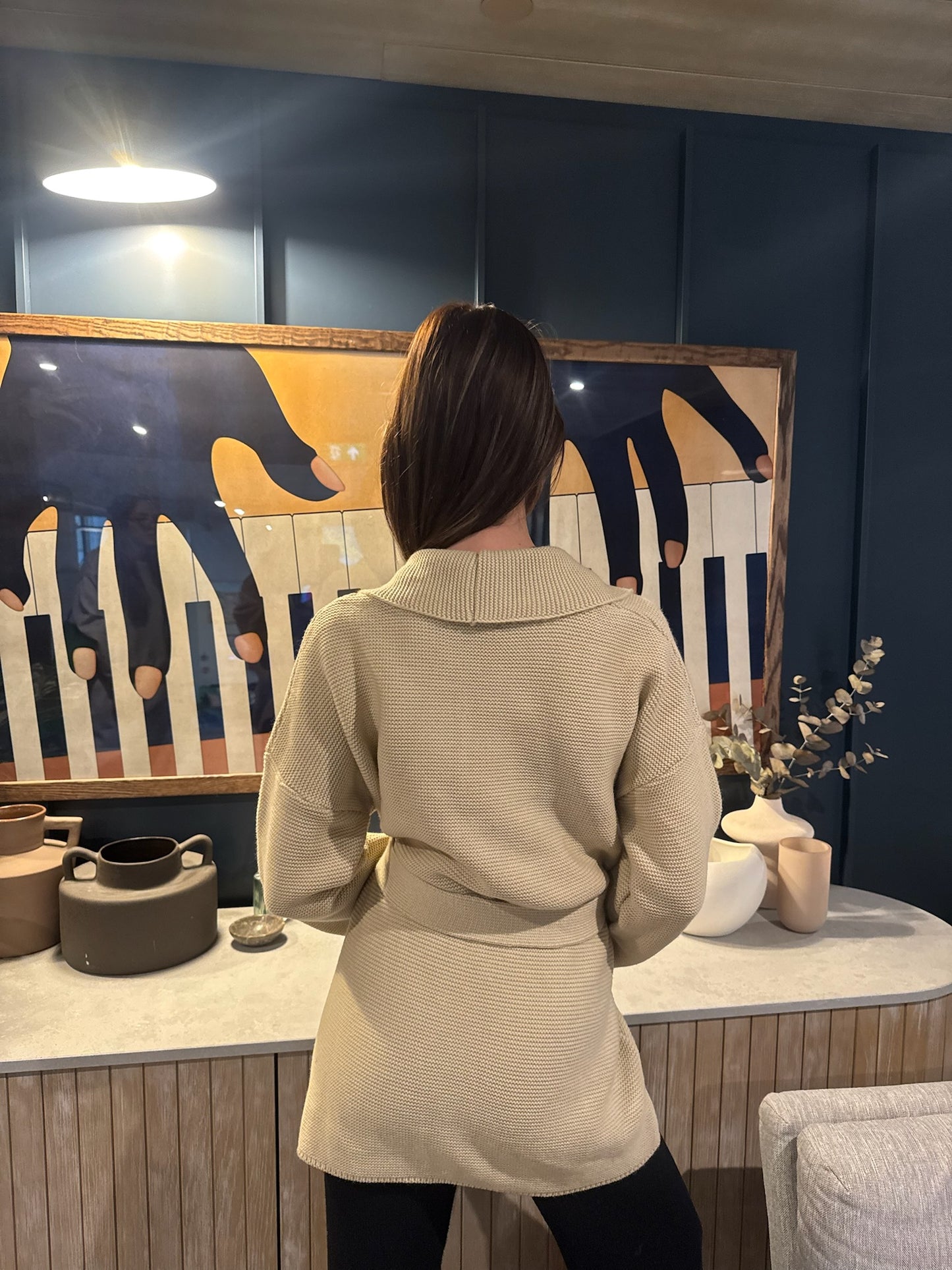 Belted Cardigan