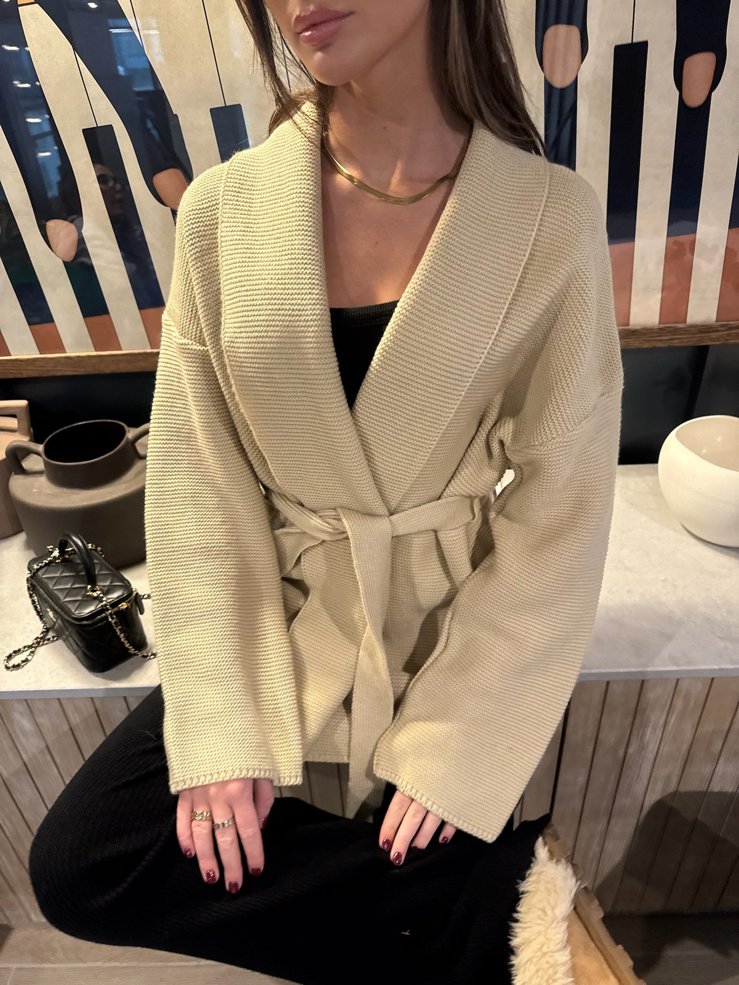 Belted Cardigan