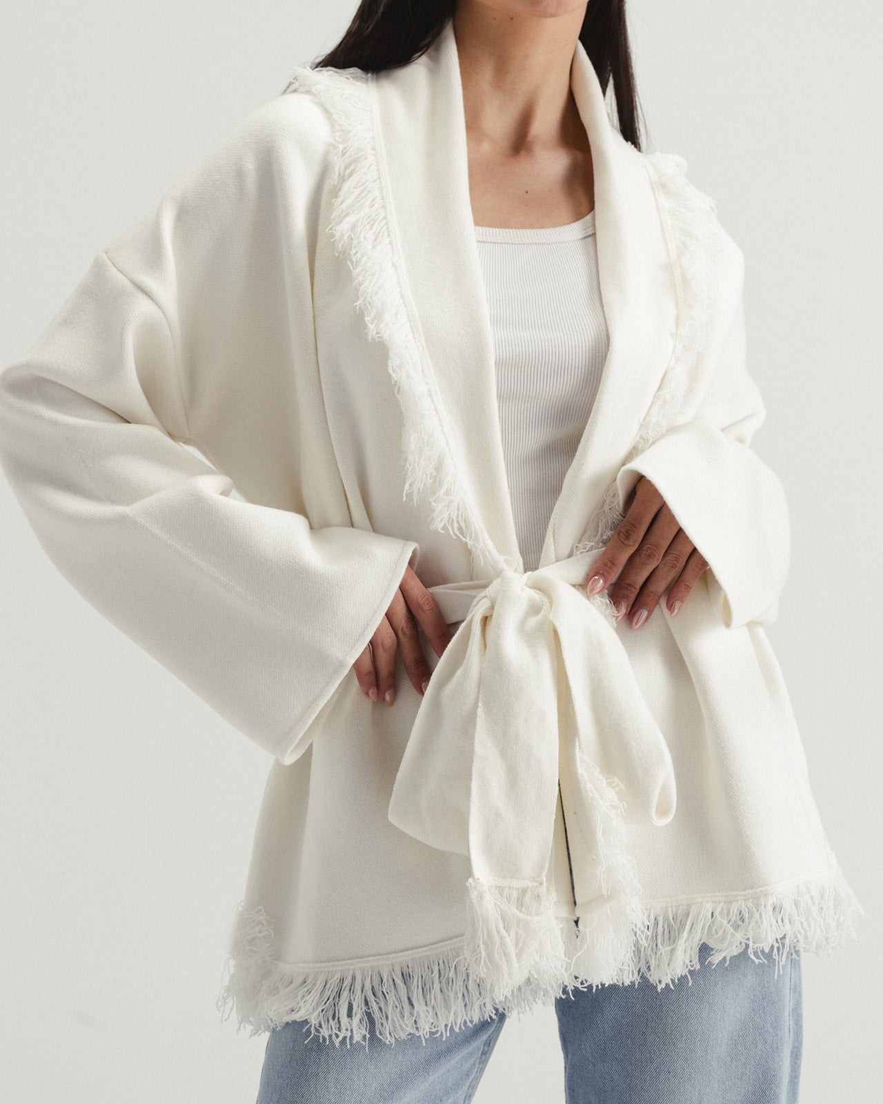 Fringed Cardigan