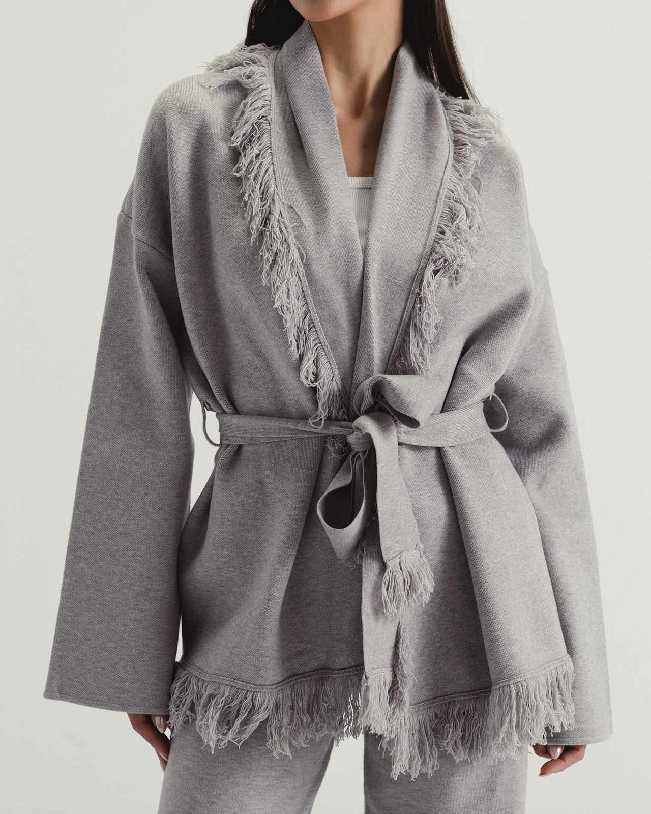 Fringed Cardigan
