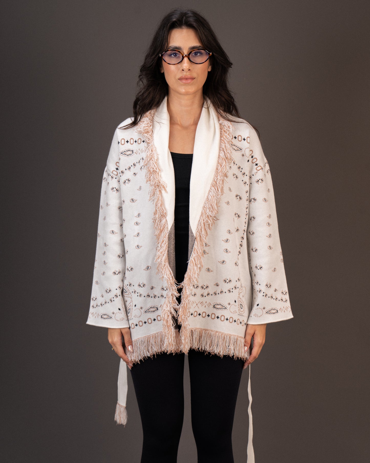 Jacquard Cardigan