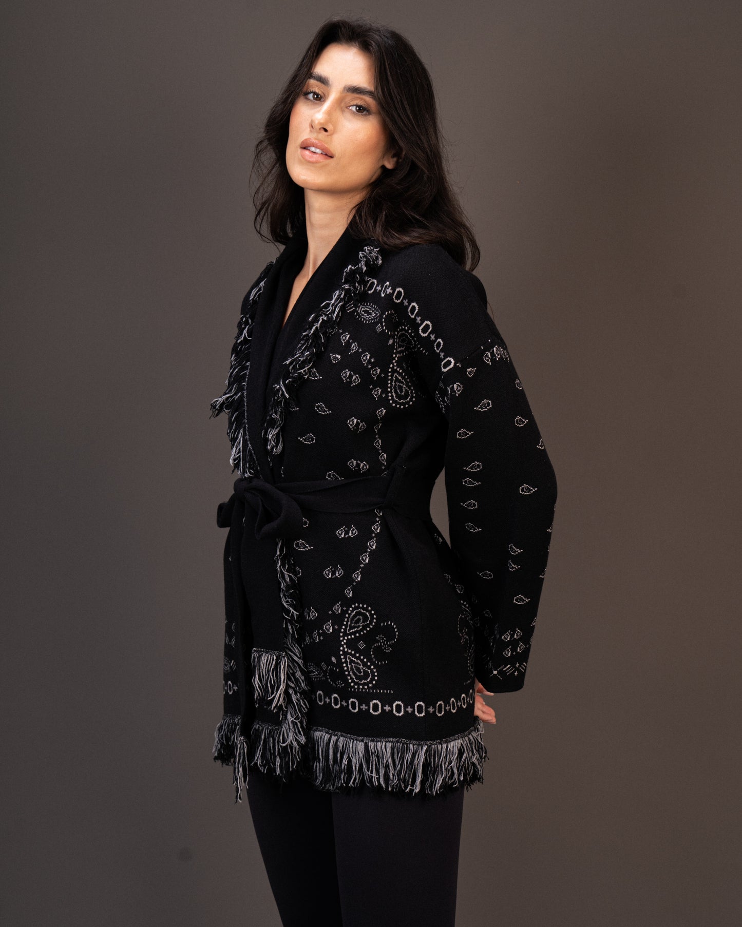 Jacquard Cardigan