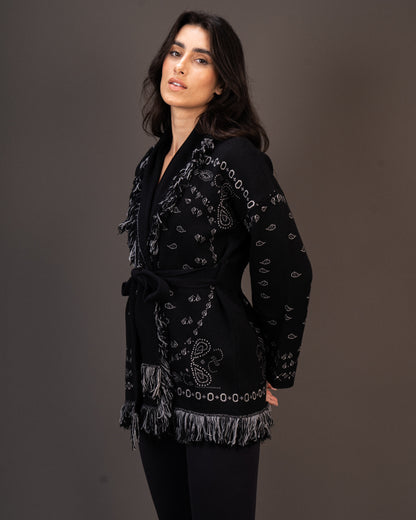 Jacquard Cardigan