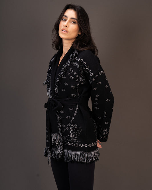 Jacquard Cardigan