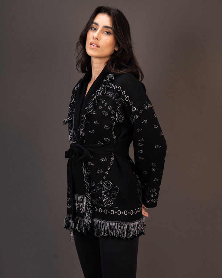 Jacquard Cardigan