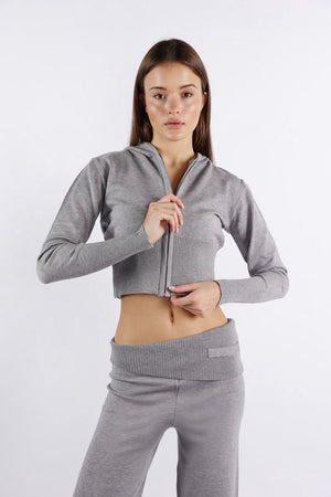 Cloud Knit Hooded Cardigan