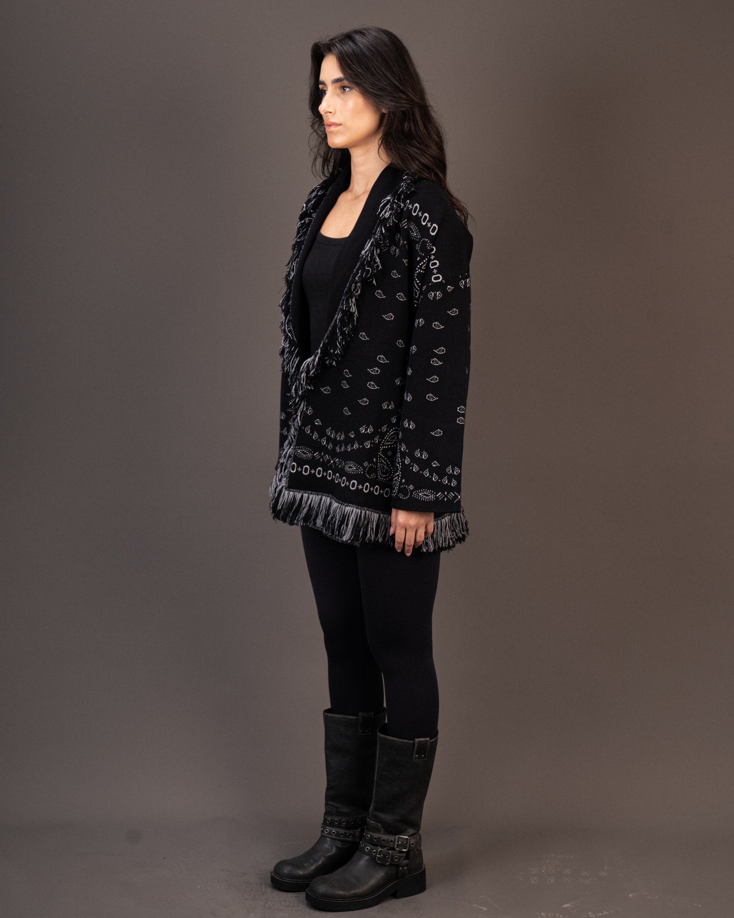 Jacquard Cardigan