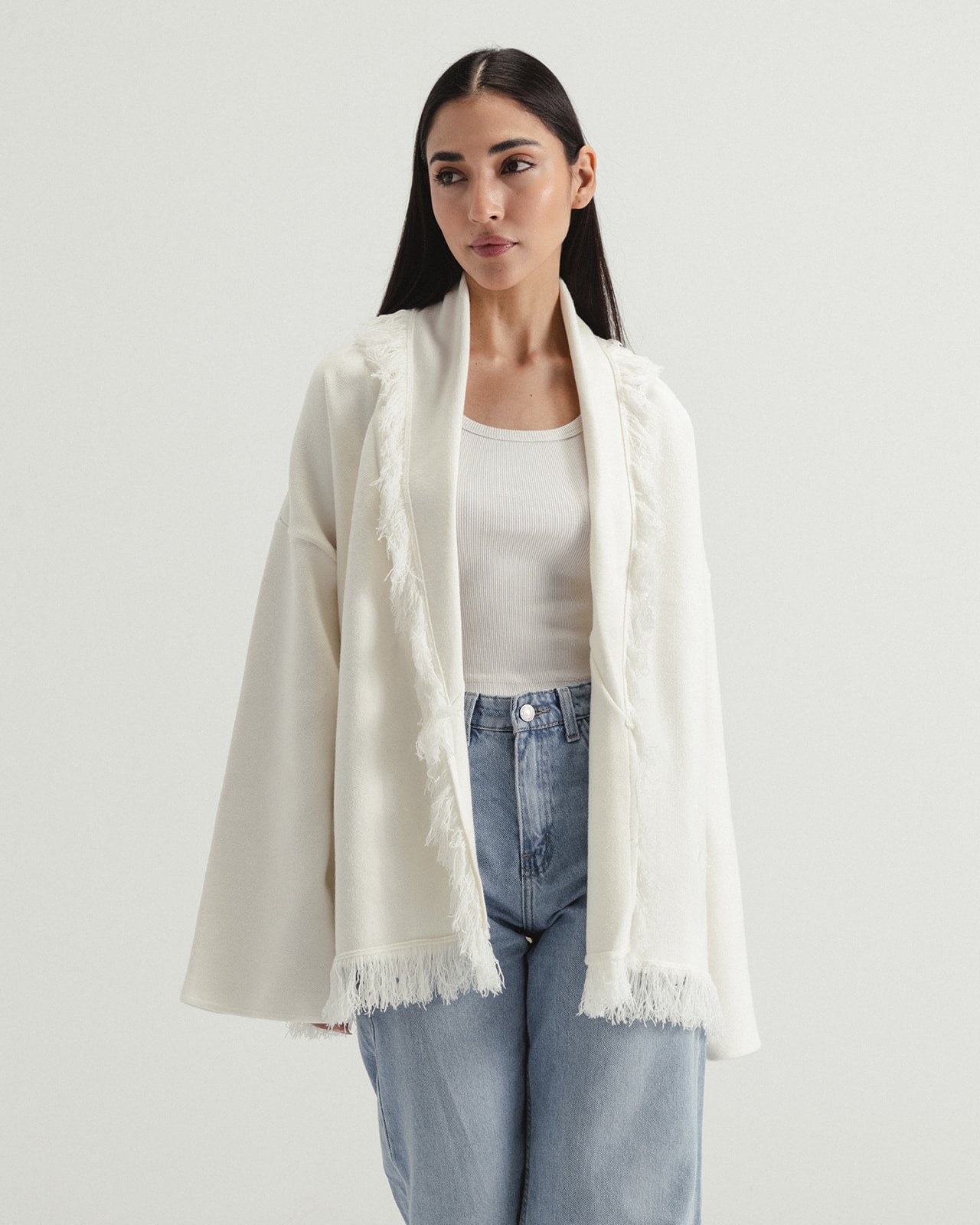 Fringed Cardigan