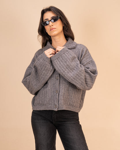 Collared Cardigan