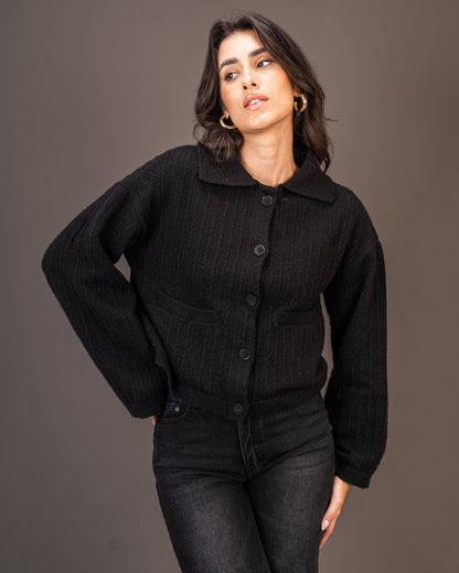 Collared Cardigan