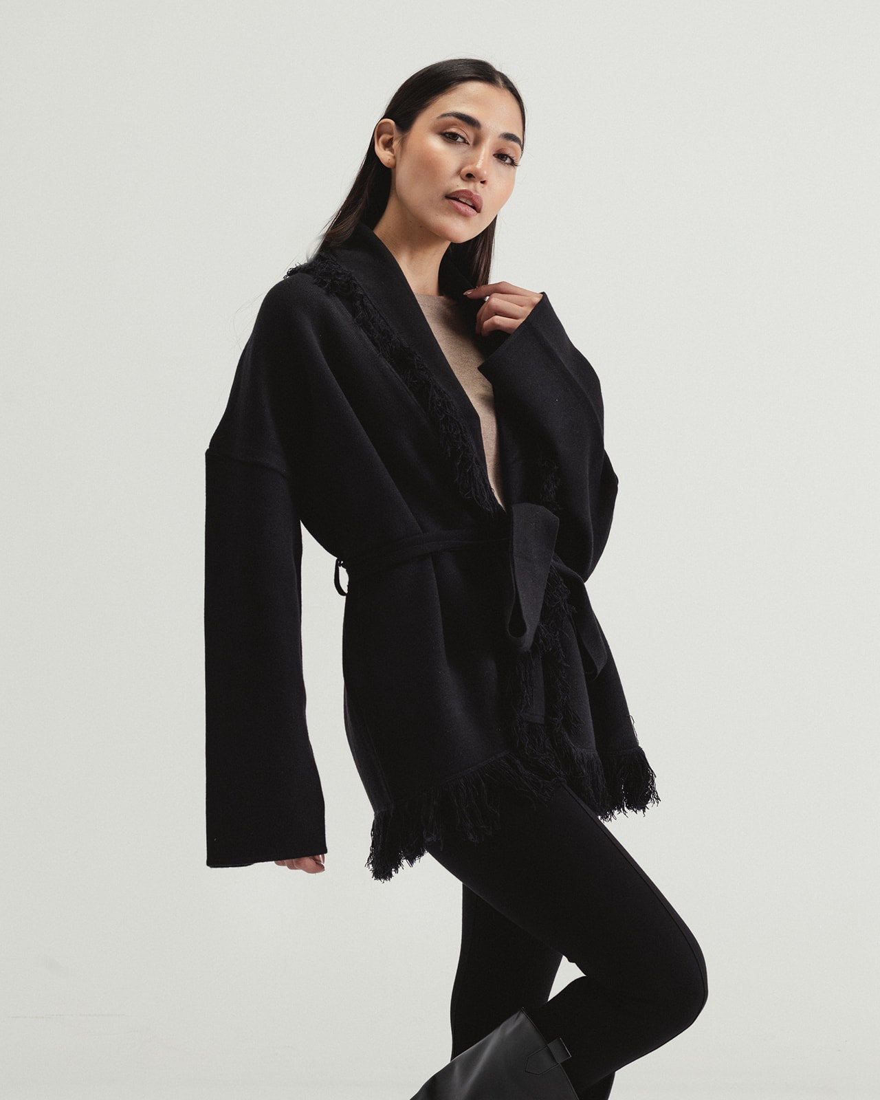 Fringed Cardigan