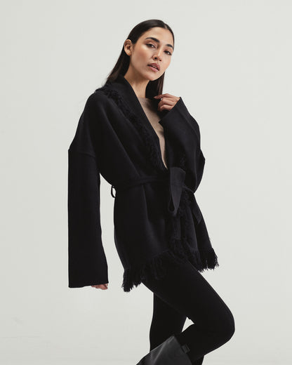 Fringed Cardigan