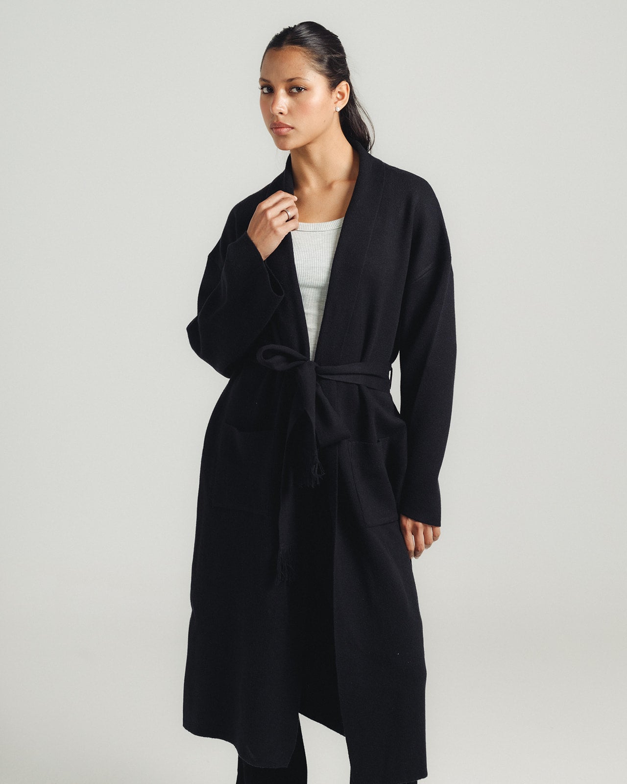 Maxi Belted Cardigan