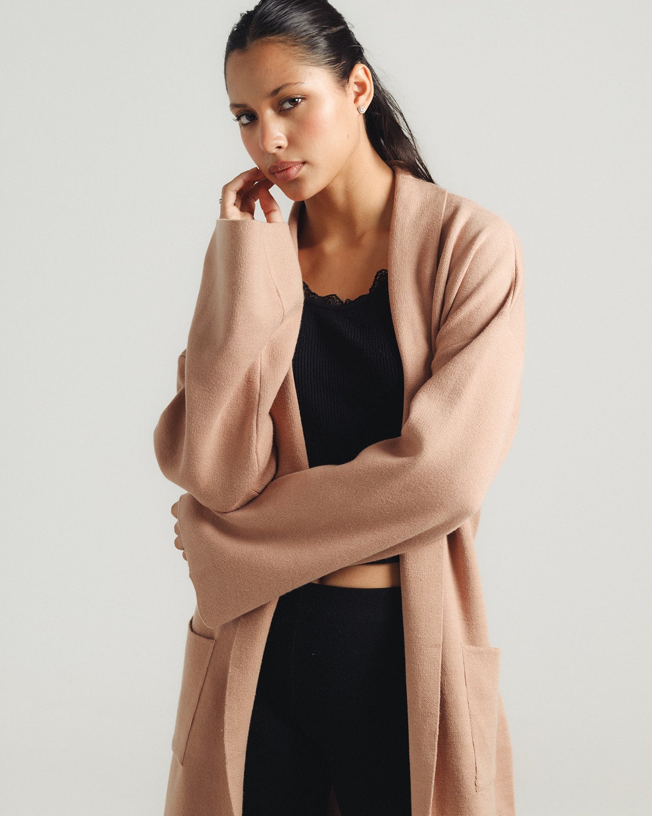 Maxi Belted Cardigan